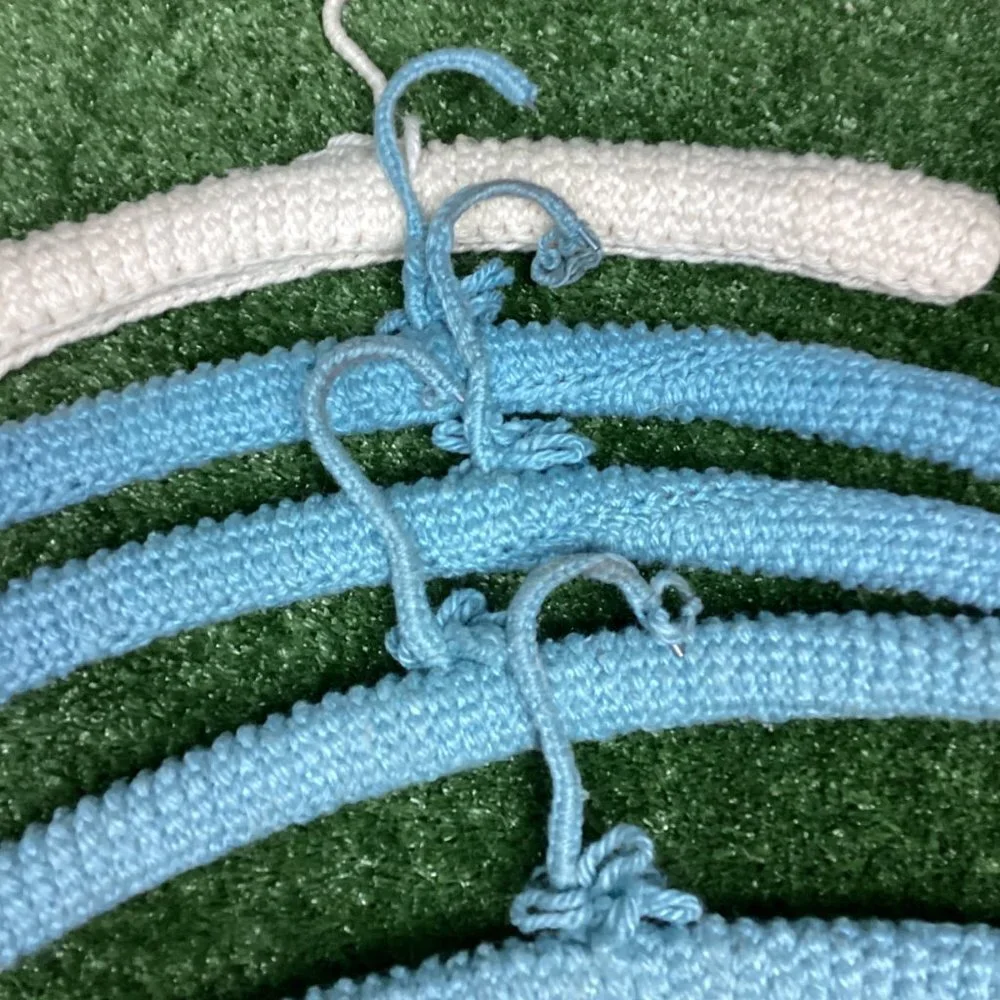 Vintage Crochet Wrapped Hangers (11)